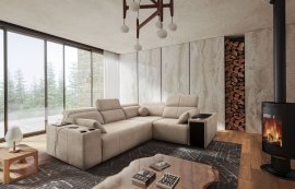 Kotna sedežna garnitura Mindy II