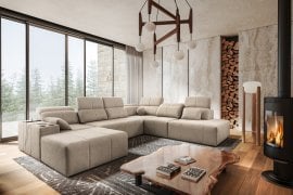 Sedežna garnitura v U-obliki Mindy X