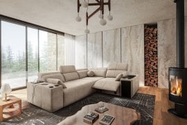 Kotna sedežna garnitura Mindy II Mix