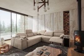 Kotna sedežna garnitura Mindy III Mix