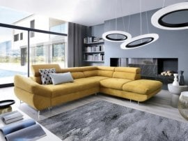 Kotna sedežna garnitura Fabio