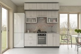 Kuhinjski sestav Modest 200 cm - graphite grey