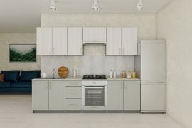 Kuhinjski sestav Modest 260 cm - stone grey