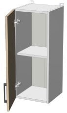 Zgornji modul Modest - W-30/72 - korpus sonoma hrast