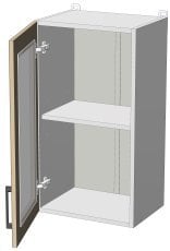 Zgornji modul Modest - W-30/72 G - korpus stone grey