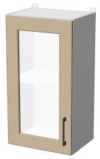 Zgornji modul Modest - W-50/72 G - korpus bel unicolor