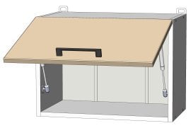 Zgornji modul Modest - W-50/36 - korpus graphite grey