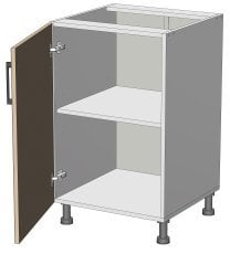 Spodnji modul Modest - L-50/82 - korpus bel unicolor