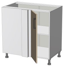 Spodnji modul Modest - BC-80/82/1 - korpus sonoma hrast