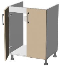 Spodnji modul Modest - LS-60/82 - korpus sonoma hrast