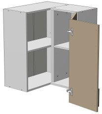 Zgornji kotni modul Modest - ВК-60/60/72 - korpus stone grey