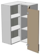 Zgornji kotni modul Modest - ВК-60/60/92 - korpus bel unicolor