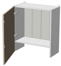 Zgornji modul Modest - W-60/68 - korpus venge