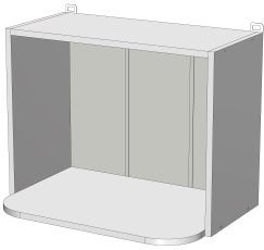 Zgornji modul Modest - WM-60/46 - korpus stone grey