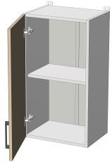 Zgornji modul Sunrise Premier - W-40/72 - korpus stone grey