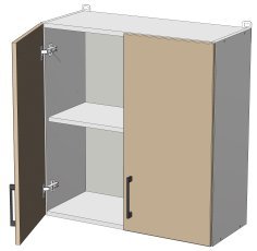 Zgornji modul Sunrise Premier - W-70/72 - korpus bel unicolor