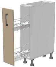 Spodnji modul Sunrise Premier - LC-20/82 - korpus bel unicolor