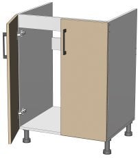 Spodnji modul Sunrise Premier - LS-60/82 - korpus sonoma hrast