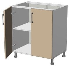 Spodnji modul Sunrise Premier - L-80/82 - korpus bel unicolor