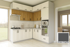 Kuhinjski sestav Sunrise Premier - korpus graphite grey