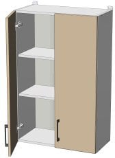 Zgornji modul Sunrise Premier - W-60/92 - korpus bel unicolor