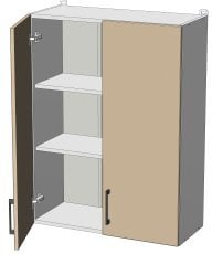 Zgornji modul Sunrise Premier - W-80/92 - korpus stone grey