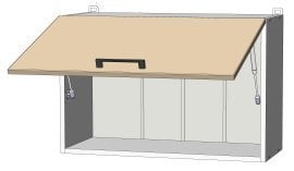 Zgornji modul Sunrise Premier - W-70/46 - korpus graphite grey