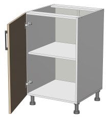 Spodnji modul Kvadris - L-50/82 - korpus stone grey