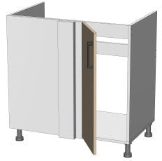 Spodnji modul Kvadris - BCS-80/82/1- korpus stone grey