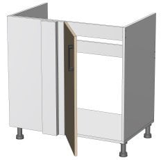 Spodnji modul Kvadris - BCS-80/82/2- korpus stone grey