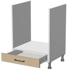 Spodnji modul Kvadris - LG-60/82 - korpus venge