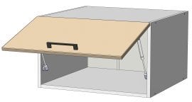 Zgornji modul Kvadris - M-60/36 - korpus venge