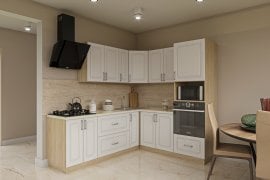 Kuhinjski sestav Kvadris - korpus milky hrast