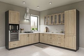 Kuhinjski sestav Kvadris - korpus venge