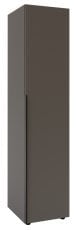 Garderobna enovratna omara Solo 1D T - grafitno siva