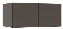 Zgornja dvovratna omara Solo M2 - grafitno siva