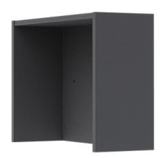 Zgornja polica za regal Solo - grafitno siva