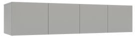 Zgornja štirivratna omara Solo M4 - siva