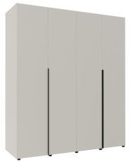 Garderobna štirivratna omara Solo 4D T - nimfea alba