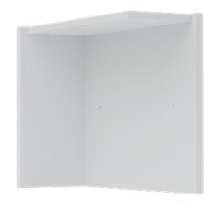 Kotna zgornja polica za regal Solo - nimfea alba