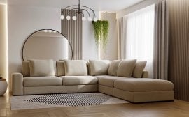 Kotna sedežna garnitura Loft