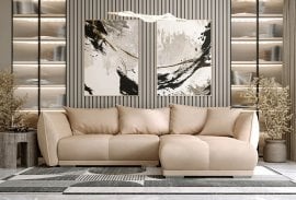 Kotna sedežna garnitura Botega