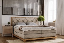 Boxspring postelja Boston - 140x200 cm