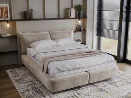 Postelja Sofia - 160x200 cm - Žamet Castel 03