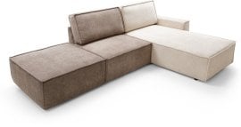 Kotna sedežna garnitura Domo - POUF(100)-1-LR