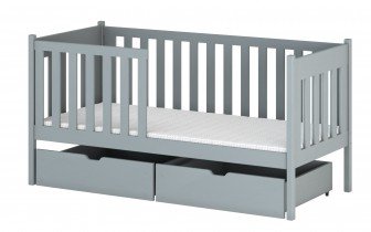 Lano - Otroška postelja Alicja - 80x160 cm - Siva