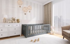Lano - Otroška postelja Concept - 90x190 cm - Grafit