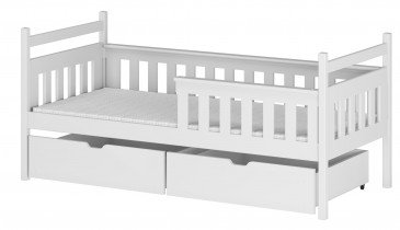 Lano - Otroška postelja Emma - 80x160 cm - Bela