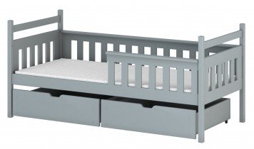 Lano - Otroška postelja Emma - 80x160 cm - Siva