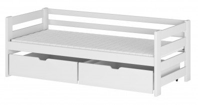 Lano - Otroška postelja Ergo - 80x200 cm - bela